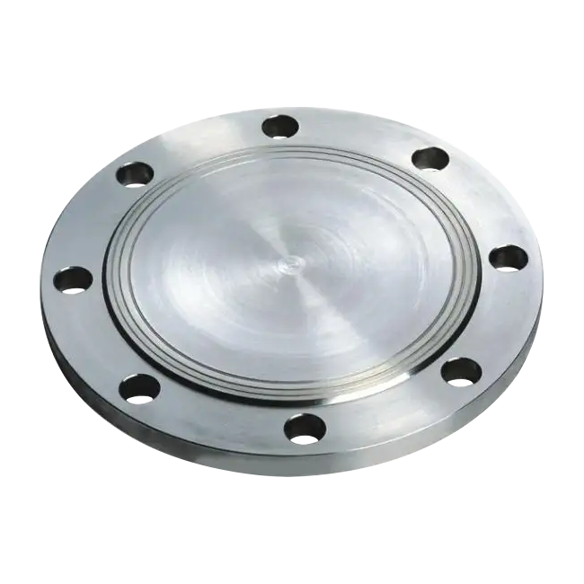 Flange cover blind plate